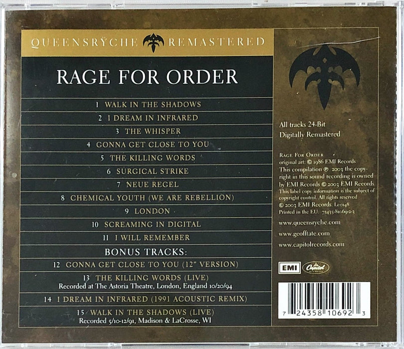 Queensrÿche - Rage For Order (CD)