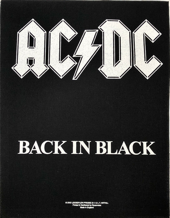 AC/DC - Back In Black (Back Patch)