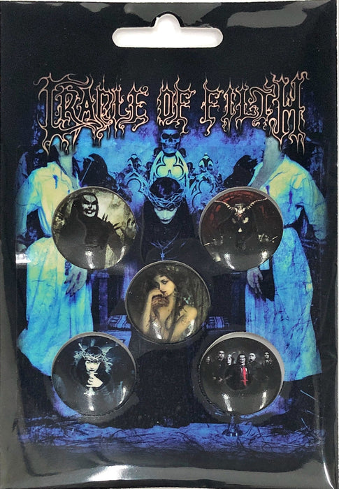 Cradle Of Filth - Cryptoriana (Button Badge Set)
