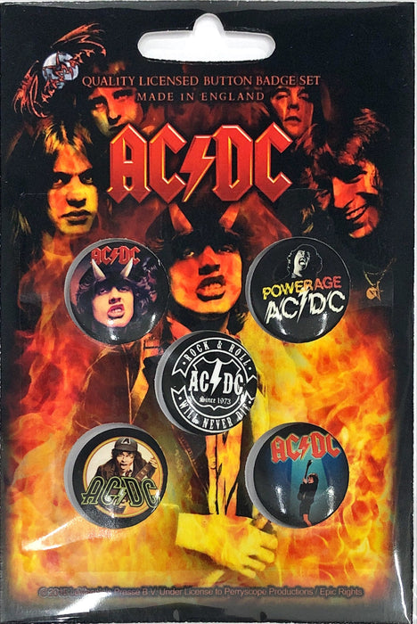 AC/DC - Highway To Hell (Button Badge Set)