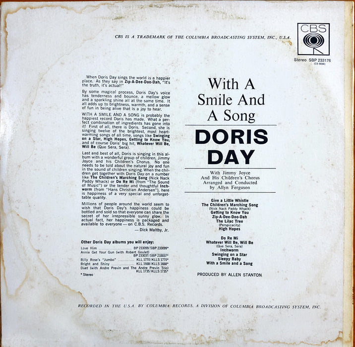 Doris Day • Jimmy Joyce And His Children's Chorus - With A Smile And A Song (Vinyl LP)