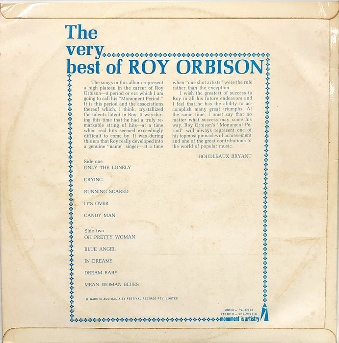 Roy Orbison - The Very Best Of Roy Orbison (Vinyl LP)