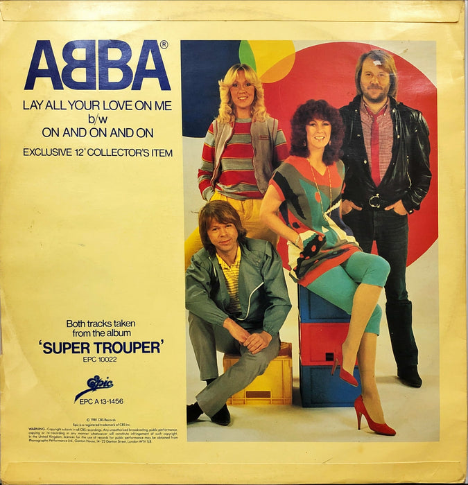 ABBA - Lay All Your Love On Me (12" Single)