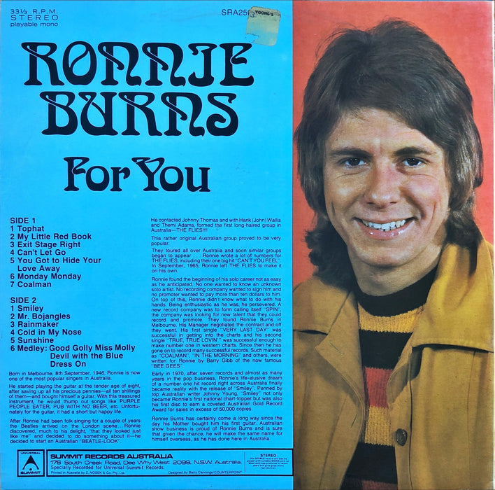 Ronnie Burns - For You (Vinyl LP)