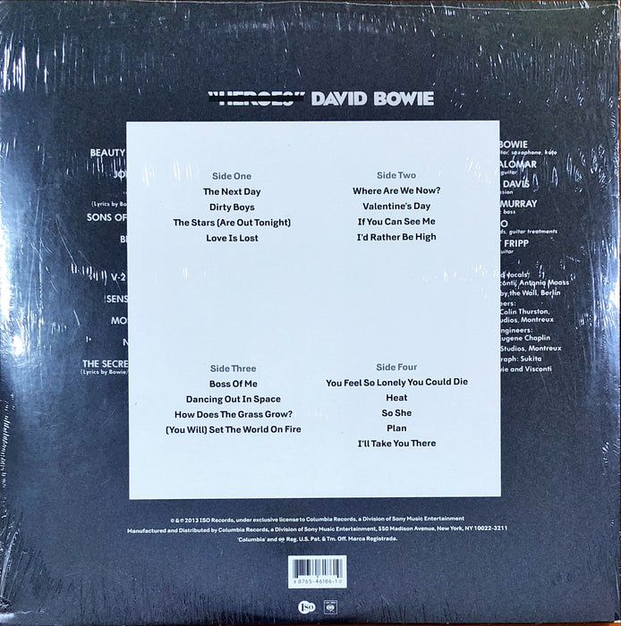 David Bowie - The Next Day (Vinyl 2LP, CD)[Gatefold]