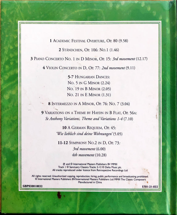 Brahms - Grand Passions (CD)