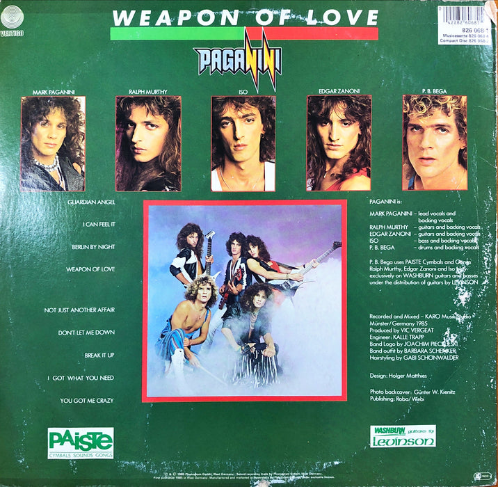Paganini - Weapon Of Love (Vinyl LP)