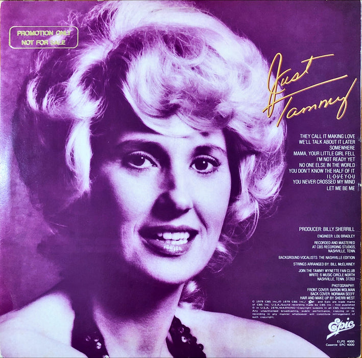 Tammy Wynette - Just Tammy (Vinyl LP)