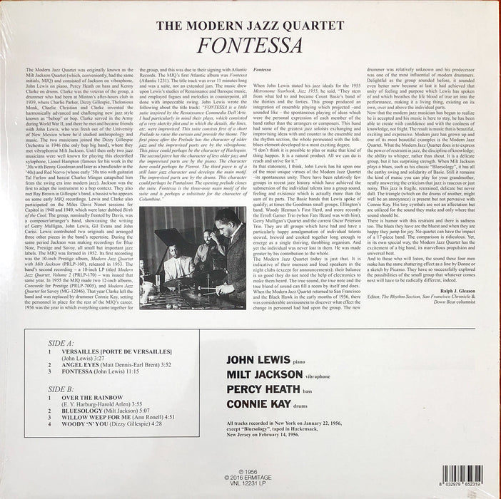 The Modern Jazz Quartet - Fontessa (Vinyl LP)