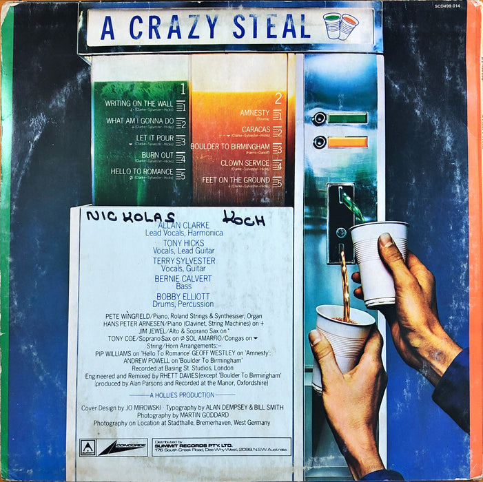 The Hollies - A Crazy Steal (Vinyl LP)