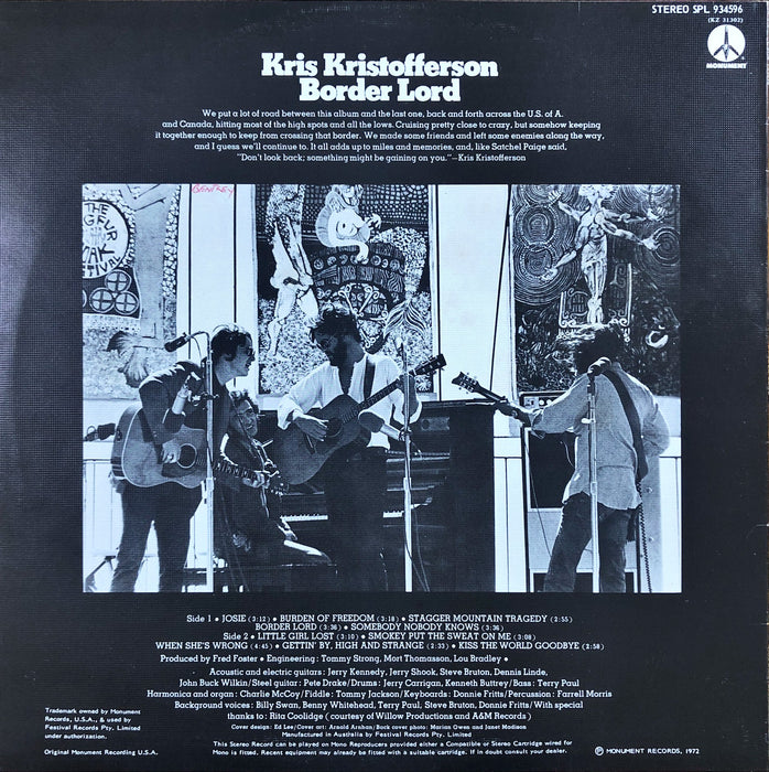 Kris Kristofferson - Border Lord (Vinyl LP)