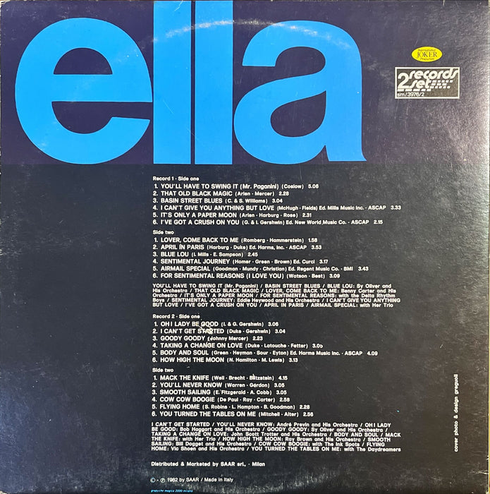 Ella Fitzgerald - Ella (Vinyl 2LP)[Gatefold]
