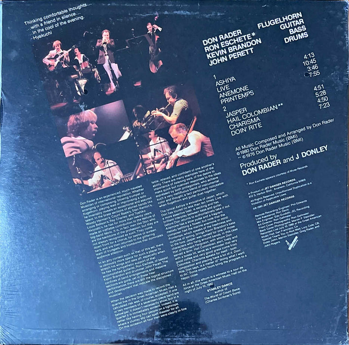 Don Rader - Anemone (Vinyl LP)
