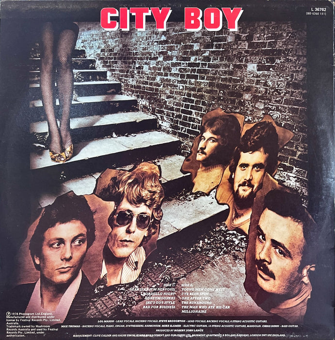 City Boy - Young Men Gone West (Vinyl LP)