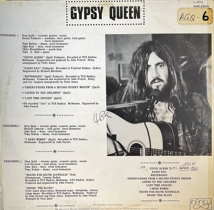 Greg Quill And Country Radio - Gypsy Queen (Vinyl LP)