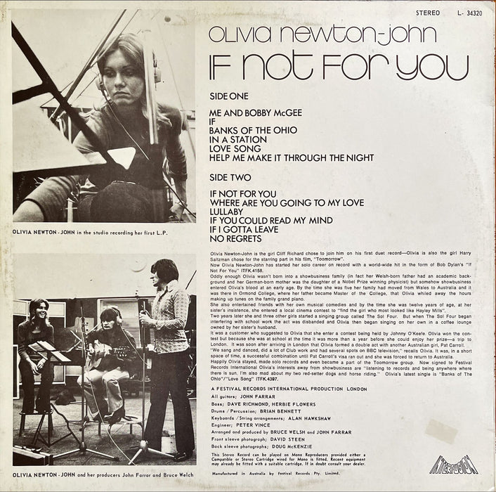 Olivia Newton-John - If Not For You (Vinyl LP)