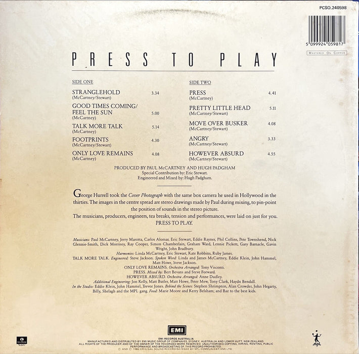 Paul McCartney - Press To Play (Vinyl LP)[Gatefold]