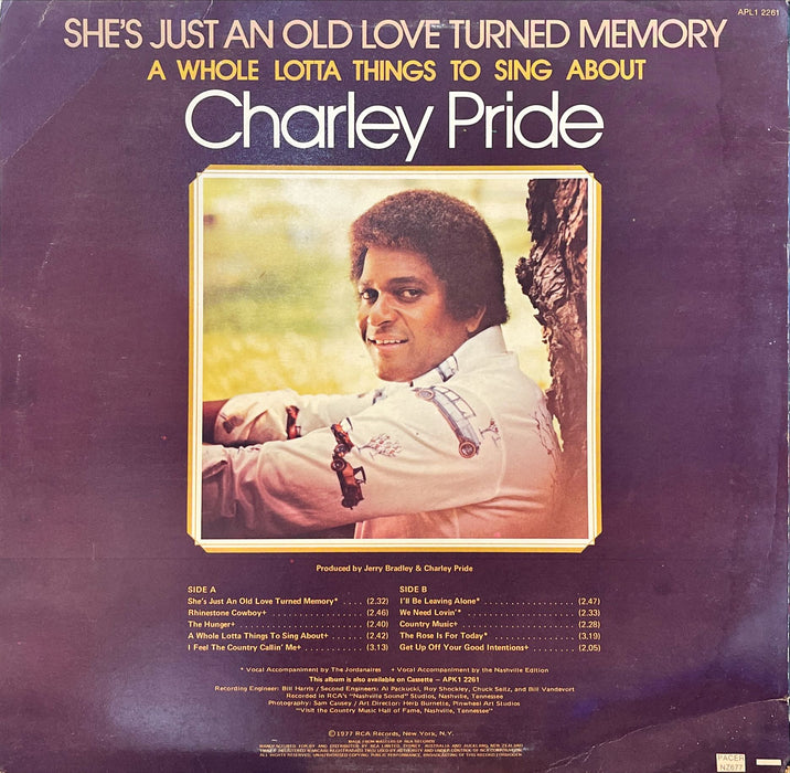 Charley Pride - She's Just An Old Love Turned Memory (Vinyl LP)