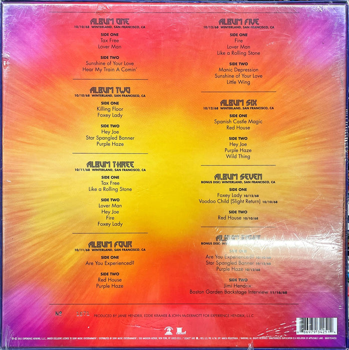 The Jimi Hendrix Experience - Winterland (Vinyl 8LP)[Boxset]