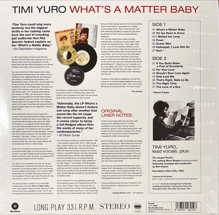 Timi Yuro - What's A Matter Baby (Vinyl LP)