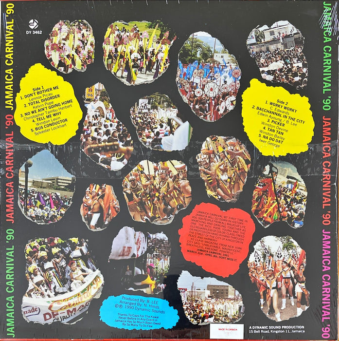 Byron Lee And The Dragonaires - Jamaica Carnival '90 (Vinyl LP)