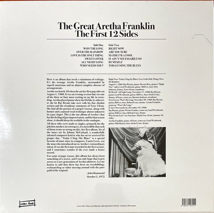 Aretha Franklin - The Great Aretha Franklin - The First 12 Sides (Vinyl LP)