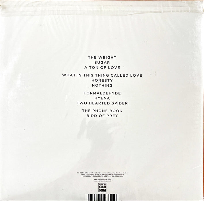 Editors - The Weight Of Your Love (Vinyl 2LP, CD)