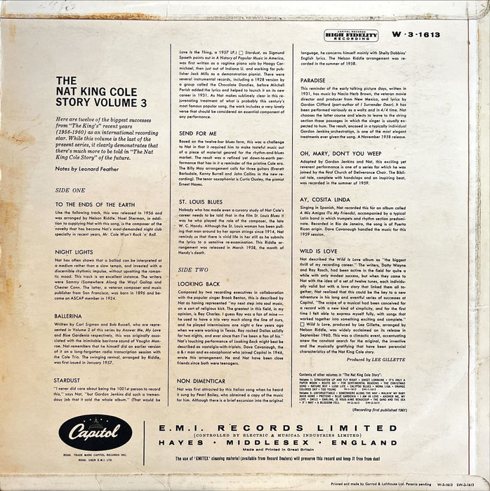 Nat King Cole - The Nat King Cole Story: Volume 3 (Vinyl LP)