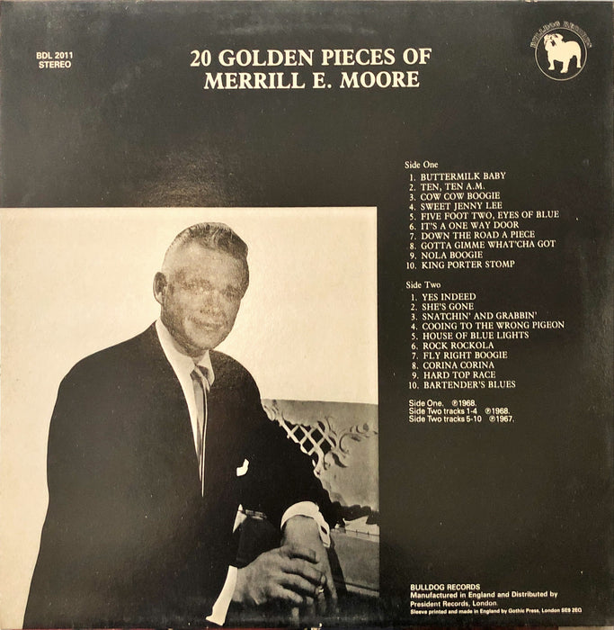 Merrill Moore - 20 Golden Pieces Of (Vinyl LP)