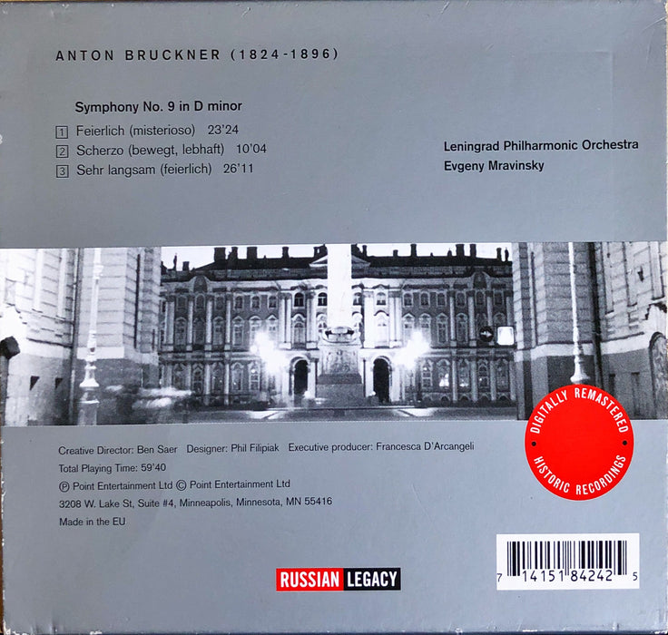 Anton Bruckner - Leningrad Philharmonic Orchestra, Evgeny Mravinsky - Symphony No. 9