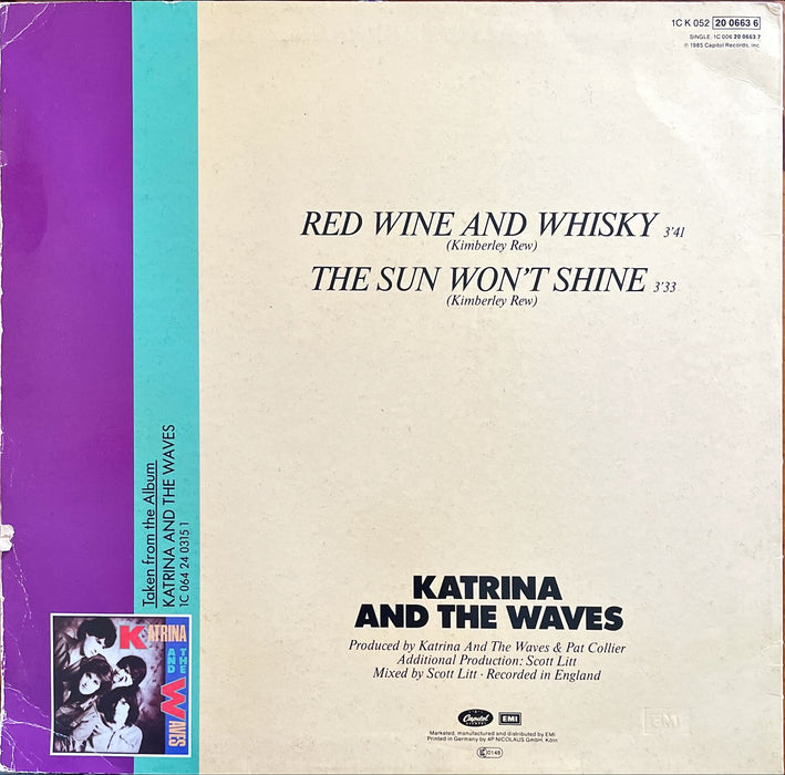 Katrina And The Waves - Red Wine And Whisky (12" Single)