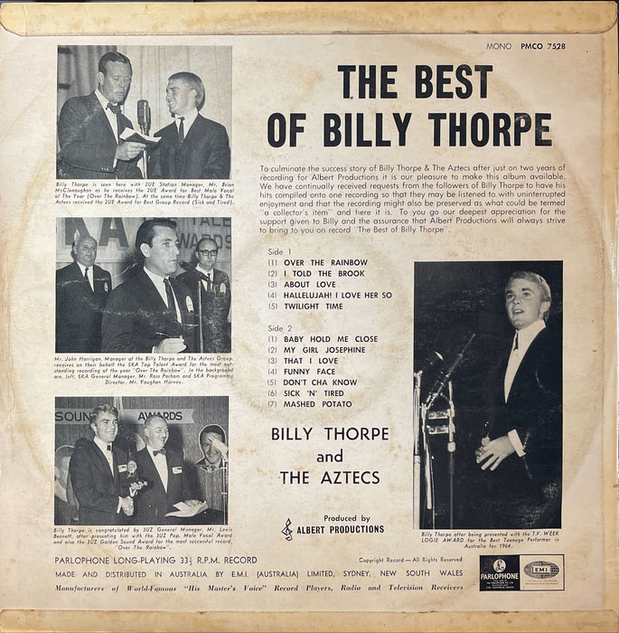 Billy Thorpe And The Aztecs - The Best Of Billy Thorpe (Vinyl LP)