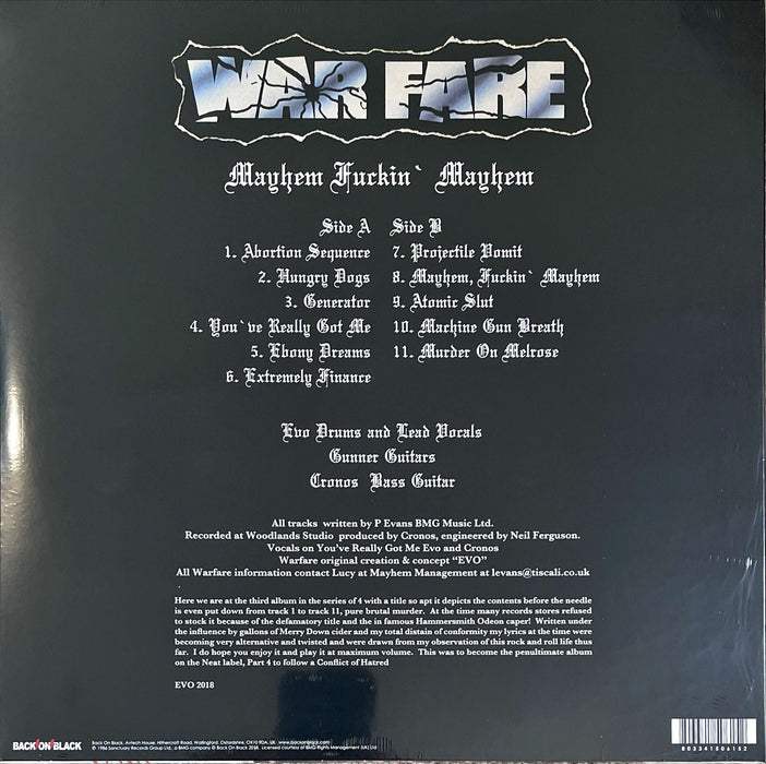 Warfare - Mayhem Fuckin' Mayhem (Vinyl LP)