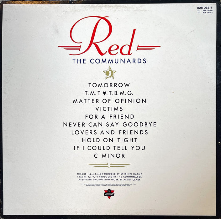The Communards - Red (Vinyl LP)