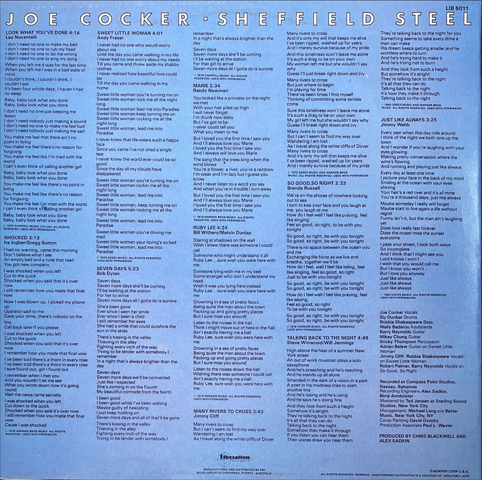 Joe Cocker - Sheffield Steel (Vinyl LP)