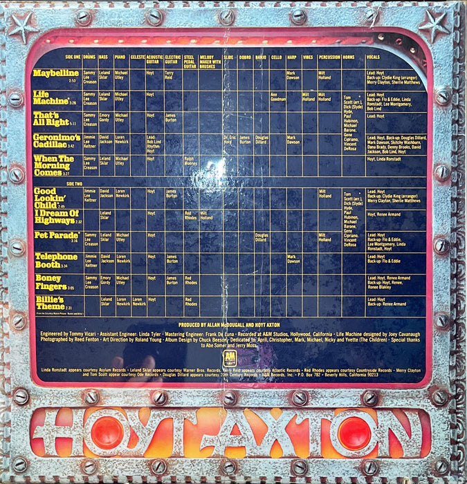Hoyt Axton - Life Machine (Vinyl LP)
