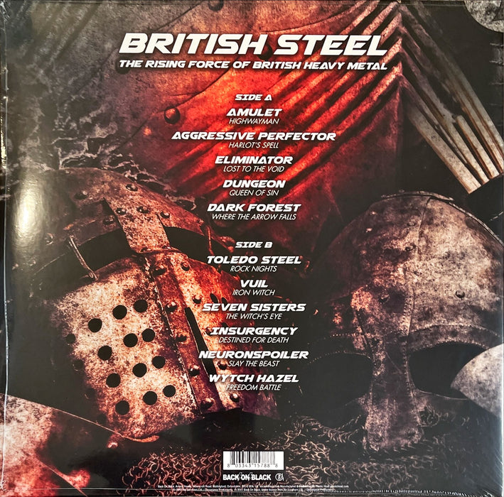 Various - British Steel (The Rising Force Of British Heavy Metal)(Vinyl LP)[Gatefold]