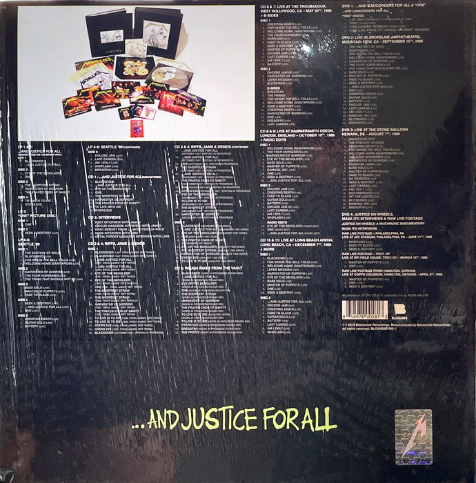 Metallica - ...And Justice For All (Vinyl 6LP, 11 CD, 4 DVD)[Boxset]