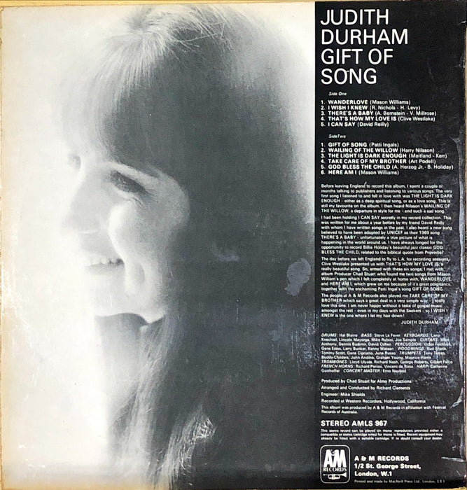 Judith Durham - Gift Of Song (Vinyl LP)