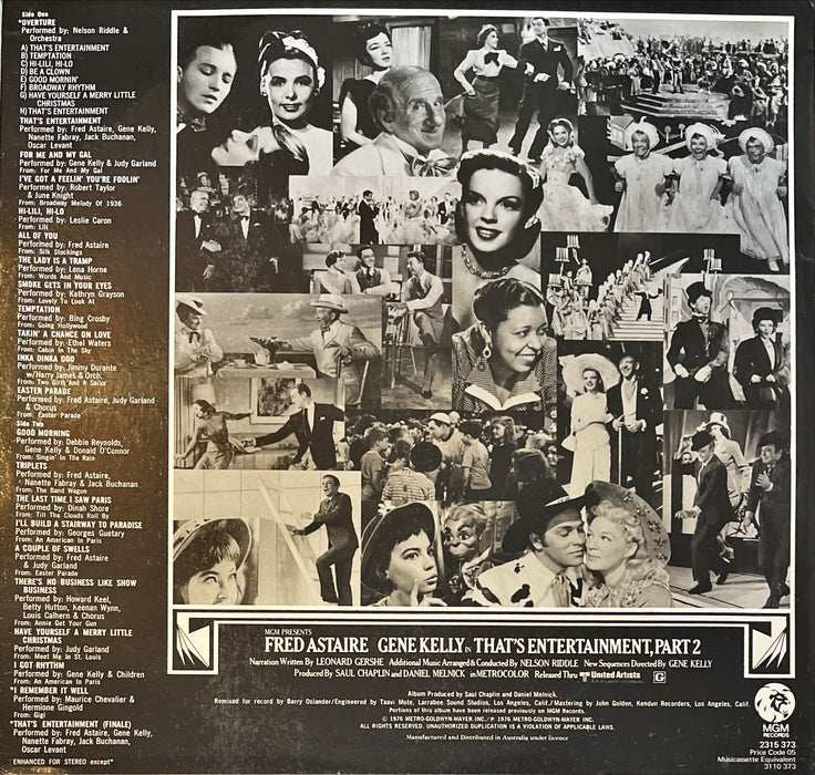 Various - Music From The Motion Picture Soundtrack - That's Entertainment, Part 2 (Vinyl LP)