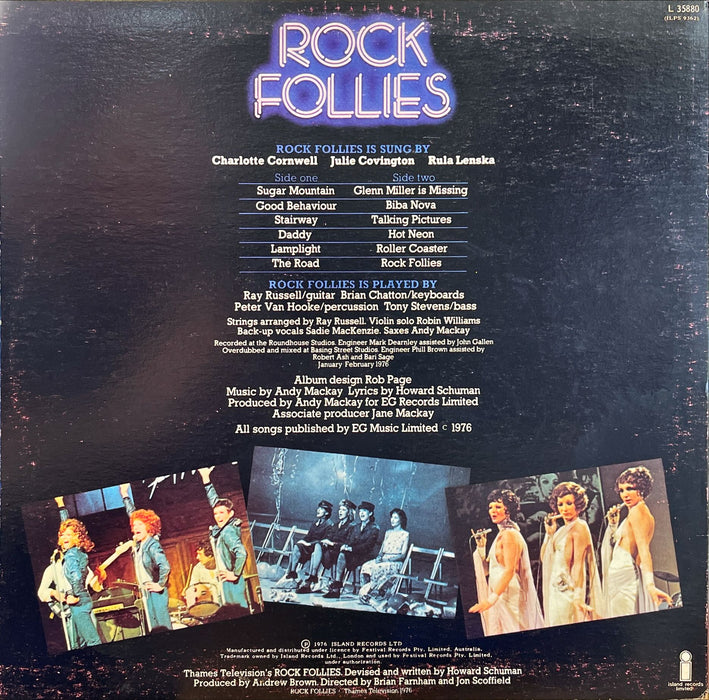 Charlotte Cornwell, Julie Covington And Rula Lenska - Rock Follies (Vinyl LP)