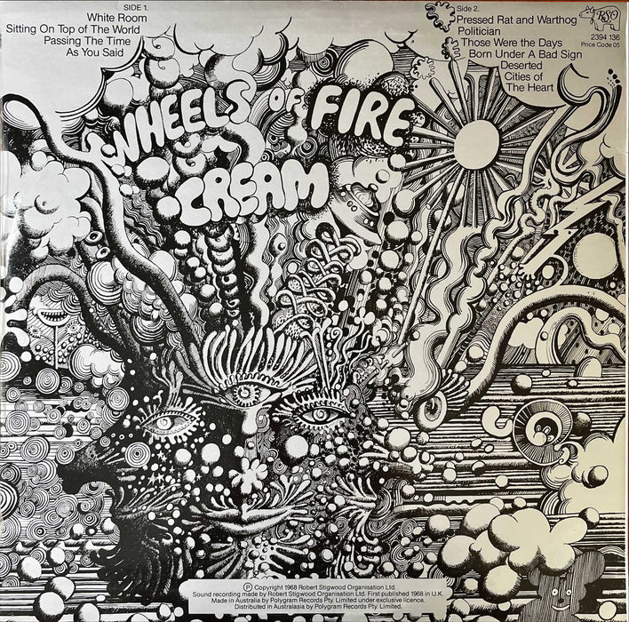 Cream - Wheels Of Fire - In The Studio (Vinyl LP)