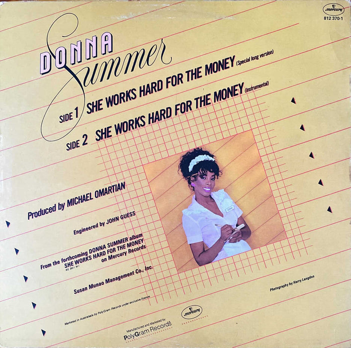 Donna Summer - She Works Hard For The Money (12" Single)