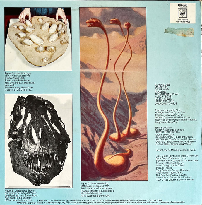 Blue Öyster Cult - Cultosaurus Erectus (Vinyl LP)