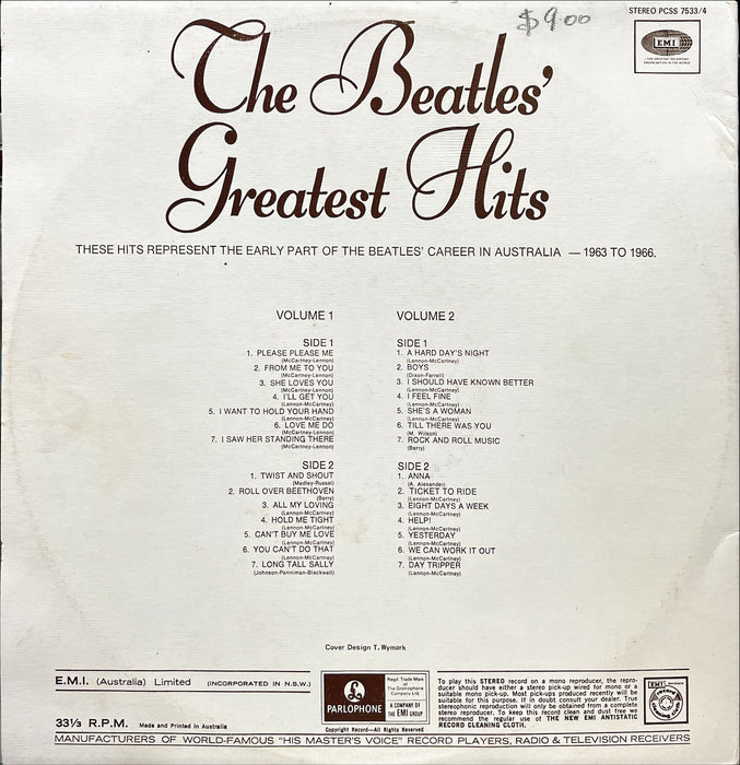 The Beatles - Greatest Hits Volume 1 And 2 (Vinyl 2LP)[Gatefold]