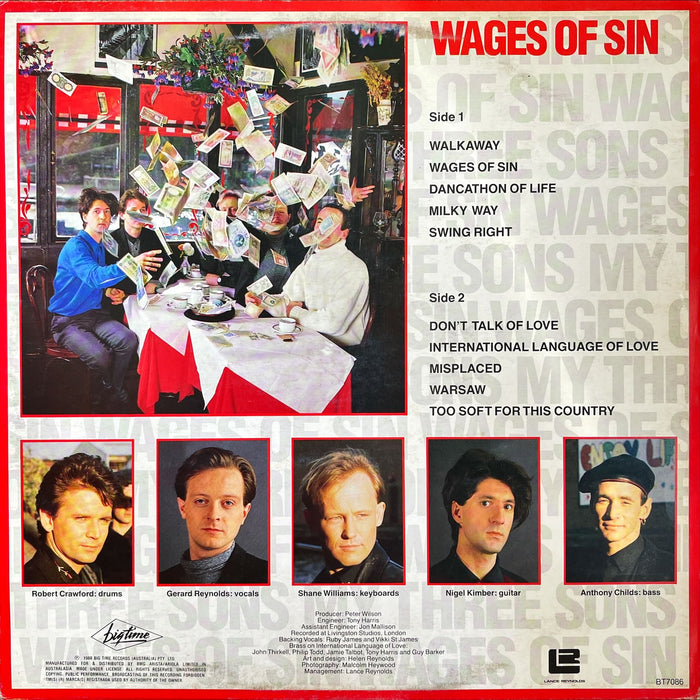 My Three Sons - Wages Of Sin (Vinyl LP)