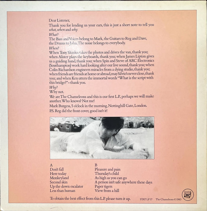 The Chameleons - Script Of The Bridge (Vinyl LP)