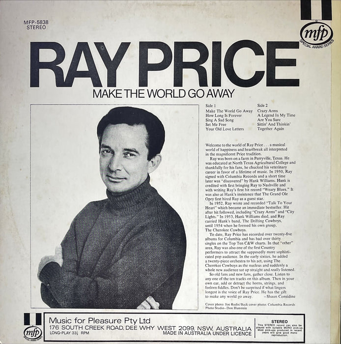 Ray Price - Make The World Go Away (Vinyl LP)