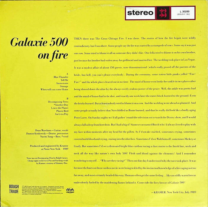 Galaxie 500 - On Fire (Vinyl LP)