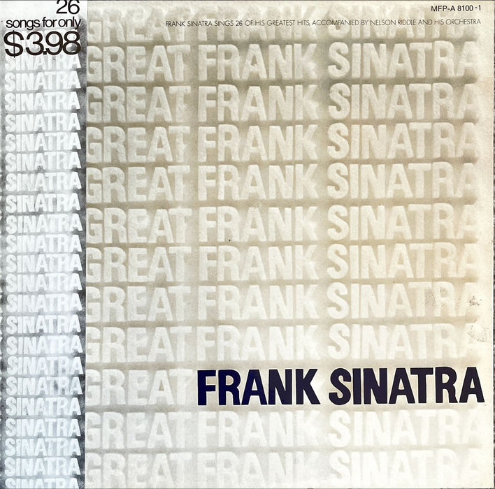 Frank Sinatra - The Great Frank Sinatra (Vinyl 2LP)[Gatefold]